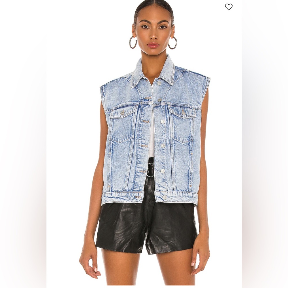 NWT ALLSAINTS Alva Denim Vest